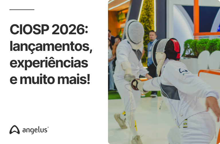 Angelus Odonto apresenta lançamentos e experiências interativas durante o CIOSP 2026